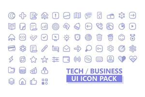 tech bedrijf icoon pak ontwerp vector