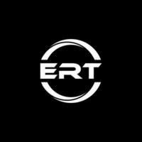 ert brief logo ontwerp, inspiratie voor een uniek identiteit. modern elegantie en creatief ontwerp. watermerk uw succes met de opvallend deze logo. vector