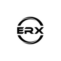 erx brief logo ontwerp, inspiratie voor een uniek identiteit. modern elegantie en creatief ontwerp. watermerk uw succes met de opvallend deze logo. vector