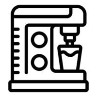 koffie machine icoon schets vector. bar drank vector