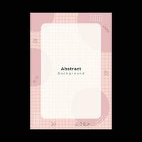 abstract vormen Hoes brochure folder sjabloon portret achtergrond vector