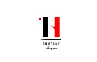 h letter logo alfabet ontwerp icoon voor bedrijf en bedrijf vector