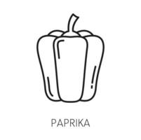 paprika groente paprika Bulgaars klok peper vector