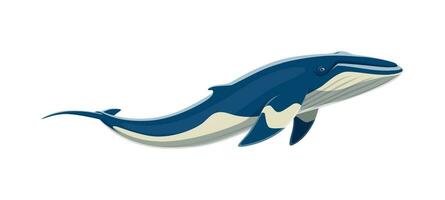 gebochelde walvis dier, reusachtig marinier schepsel vector