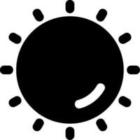 zon glyph icoon vector