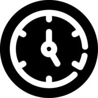 timer glyph icoon vector