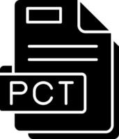 pct glyph icoon vector