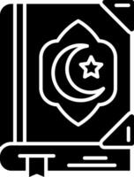 koran glyph icoon vector