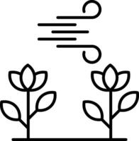 fotosynthese lijn icoon vector