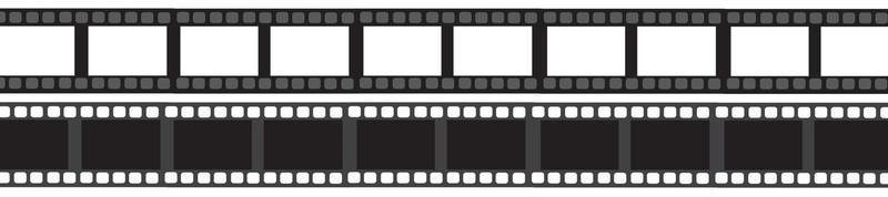 film strip pictogram geïsoleerd op transparante achtergrond. tape foto film strip frame, video film strip roll, vectorillustratie vector