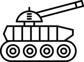 tanklijn icoon vector