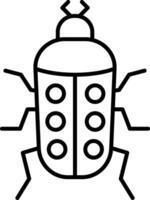 insect lijn icoon vector