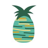 ananas met repen vector