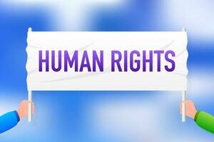 menselijk rechten, Super goed ontwerp voor ieder doeleinden. dag achtergrond ontwerp. vector logo illustratie