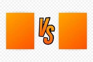 versus logo vs brieven voor sport- en strijd wedstrijd. strijd versus wedstrijd, spel concept competitief tegen vector illustratie.
