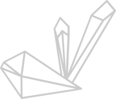 diamant kristal vector