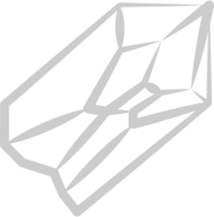 diamant ruwe lijn vector