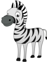 tekenfilm zebra vector