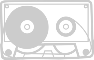 muziekcassette vector