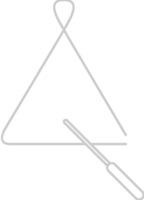 muziek driehoek vector