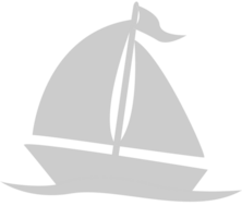 zeilboot vector