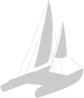 multihull zeilboot vector