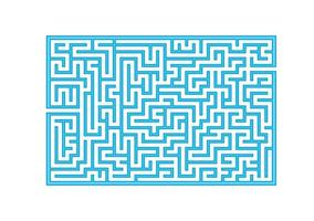 abstact labyrint. spel voor kinderen. puzzel voor kinderen. doolhof raadsel. kleur vectorillustratie. vector