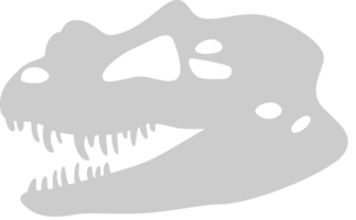 schedel dinosaurus vector