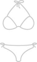 bikini strand vector