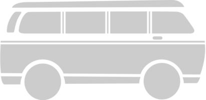 wijnoogst mini bus vector