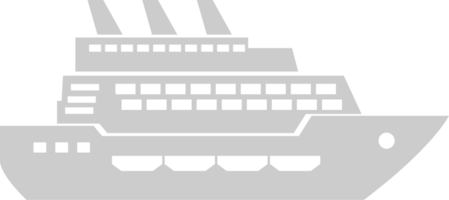 Cruise schip vector