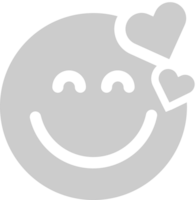 smiley love vector