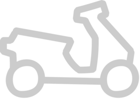 scooter motor vector