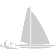 zeilboot vector