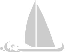 zeilboot vector