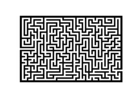 abstact labyrint. spel voor kinderen. puzzel voor kinderen. doolhof raadsel. vectorillustratie. vector
