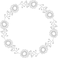 decoratie frame bloemen vector