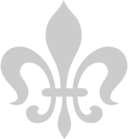 decoratie ornament fleur de lis vector