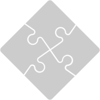 puzzelstukjes vierkant vector