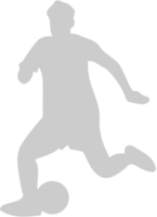 silhouetten voetbal vector