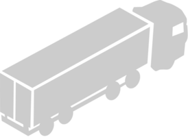 vrachtwagen met aanhanger vector