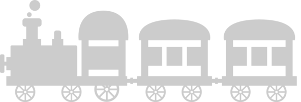 stoom- locomotief trein vector