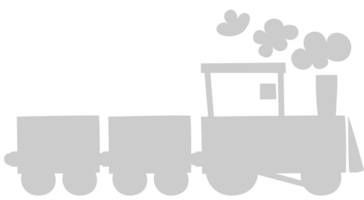 stoom- locomotief trein vector