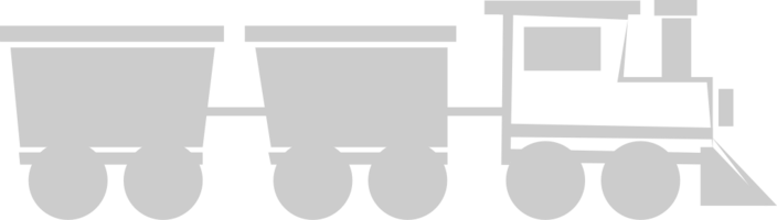 stoom- locomotief trein vector