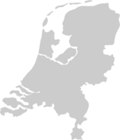 Nederland kaart vector