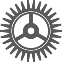 cirkel logo versnelling vector