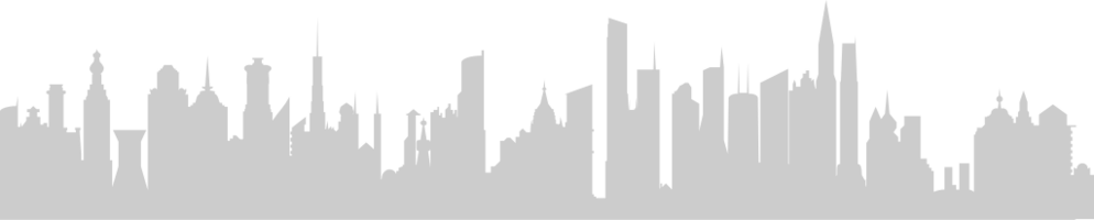 groot stad skylines vector