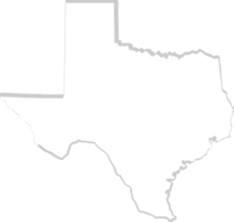 Texas kaart vector