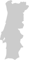 portugal kaart vector