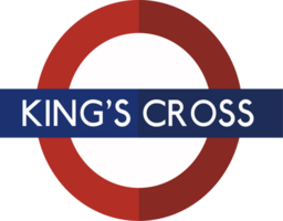 London City King Cross teken vector